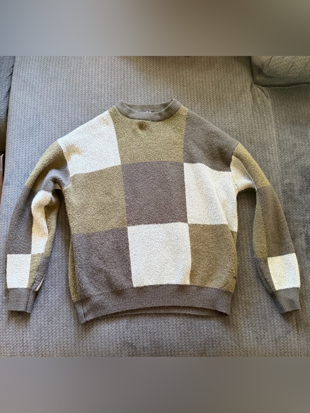 Indigo Men's Colorblock Crewneck Sweater